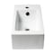 Alfi Brand ALFI brand ABC116 White 20" Small Rectangular Wall Mounted Ceramic Sink with Faucet Hole ABC116 - alternate 5
